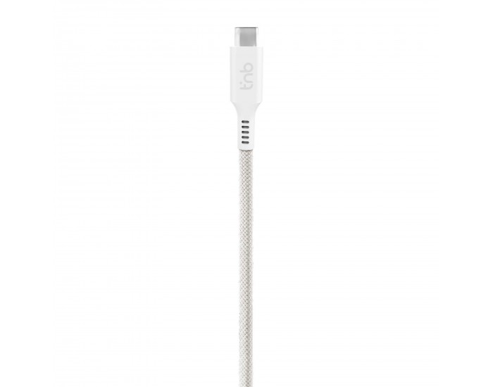 Кабел TNB, USB Type-C към USB Type-C, 1.5 m, бял