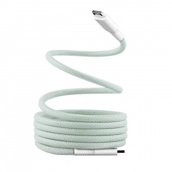 Кабел TNB, USB Type-C към USB Type-C, 1.5 m, зелен - Разклонители, Зарядни и Кабели