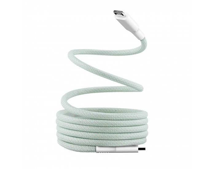 Кабел TNB, USB Type-C към USB Type-C, 1.5 m, зелен