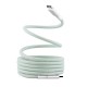 Кабел TNB, USB Type-C към USB Type-C, 1.5 m, зелен