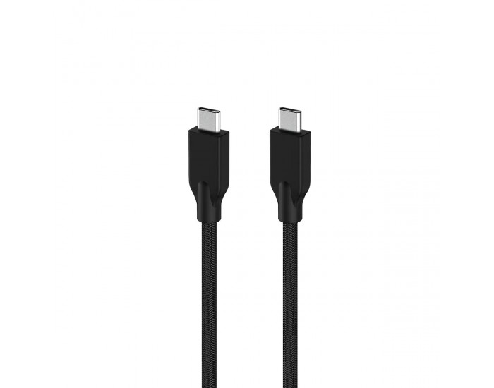 Кабел за бързо зареждане Genius ACC-C2CC, USB Type-C към USB Type-C, 100 cm, черен