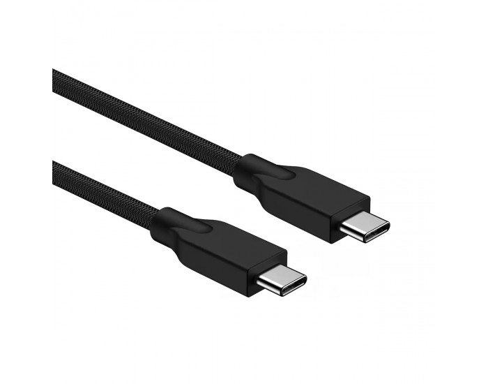 Кабел за бързо зареждане Genius ACC-C2CC, USB Type-C към USB Type-C, 100 cm, черен