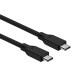 Кабел за бързо зареждане Genius ACC-C2CC, USB Type-C към USB Type-C, 100 cm, черен