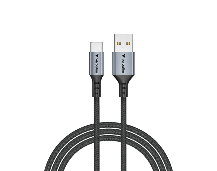 Кабел Verbatim Sync & Charge, USB Type-A към USB Type-C, 18 W, 120 cm