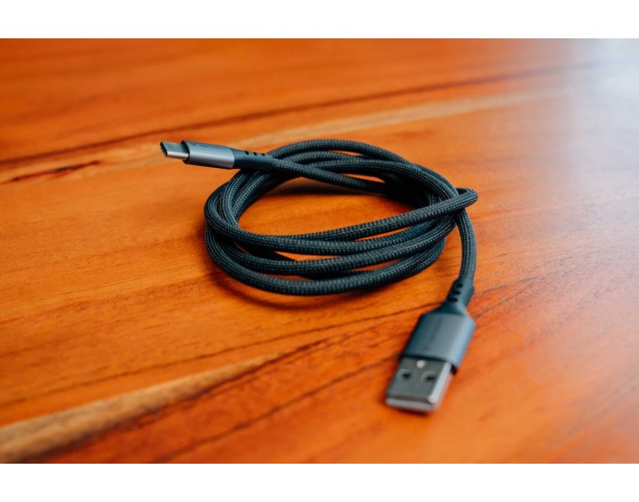 Кабел Verbatim Sync & Charge, USB Type-A към USB Type-C, 18 W, 120 cm