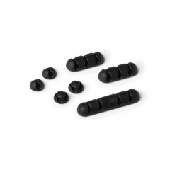 Кабелни клипсове Durable Cavoline, микс, графит - Durable