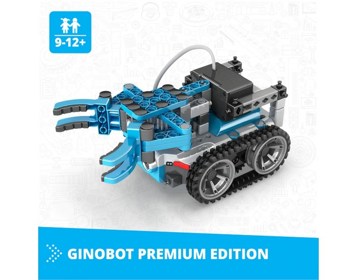Робот Engino Education Ginobot Premium, с презареждащи се батерии