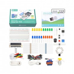 Базов комплект Elecfreaks EF08180, с Micro:Bit платка, батерии AAA - ELECFREAKS