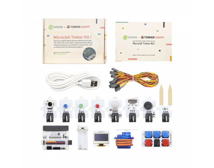Комплект Elecfreaks EF08183, 32 части, с Micro:Bit платка, батерии Li-Polymer