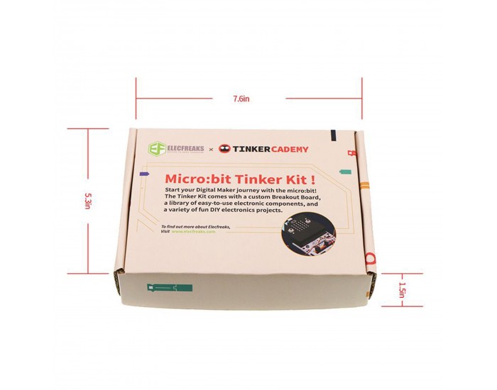 Комплект Elecfreaks EF08183, 32 части, с Micro:Bit платка, батерии Li-Polymer