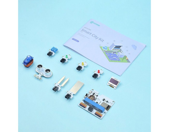 Комплект Elecfreaks Smart City EF08252, с Micro:Bit платка, 3 сензора