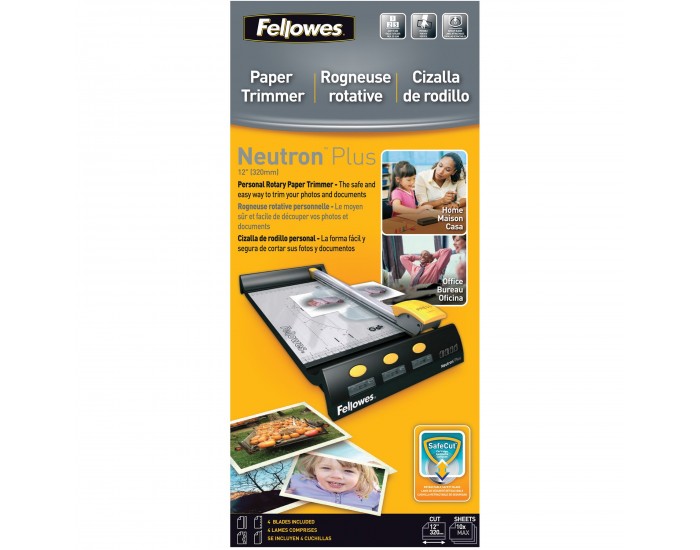 Ролков нож Fellowes Neutron Plus, A4, до 10 листа