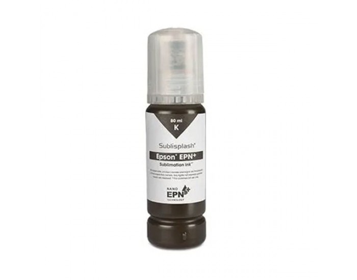Съвместимо мастило за принтер Epson EcoTank, Sublisplash EPN+, 80 ml, Black