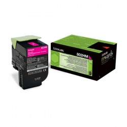 Оригинална тонер касета Lexmark 80C2HME, 3000 страници/5%, Magenta - Lexmark