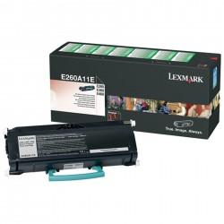 Оригинална тонер касета Lexmark E260A11E, Е260, 3500 страници/5%, Black - Lexmark