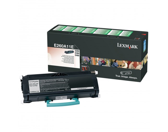 Оригинална тонер касета Lexmark E260A11E, Е260, 3500 страници/5%, Black