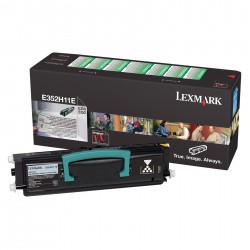 Оригинална тонер касета Lexmark E352H11E, Е350/352, 9000 страници/5%, Black - Lexmark