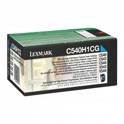 Оригинална тонер касета Lexmark C540H1CG, C540/X544DN, 2000 страници/5%, Cyan - Lexmark
