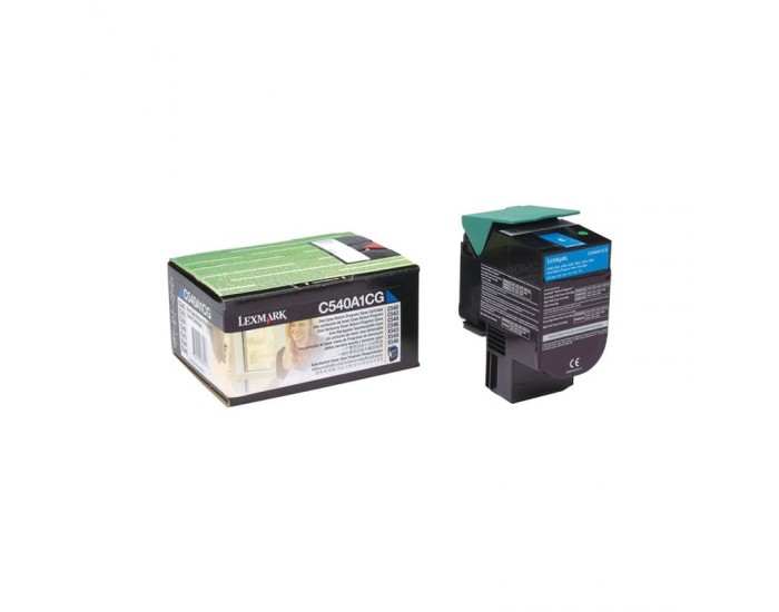 Оригинална тонер касета Lexmark C540A1CG, C540, 1000 страници/5%, Cyan