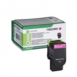 Оригинална тонер касета Lexmark 71B20M0, 2300 страници/5%, Magenta - Lexmark