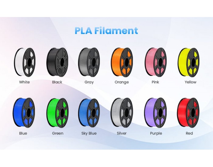 Филамент за 3D принтер, PLA+, 1.75 mm, 1 kg, жълт