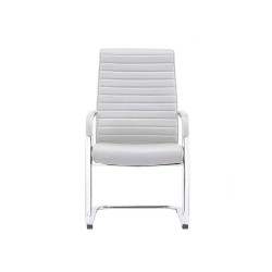 Посетителски стол RFG Bright M, екокожа, до 130 kg, бял, 2 броя в комплект - Rfg