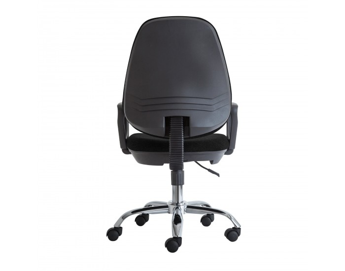 Ергономичен стол RFG Presto Chrome, текстил, до 130 kg, черен