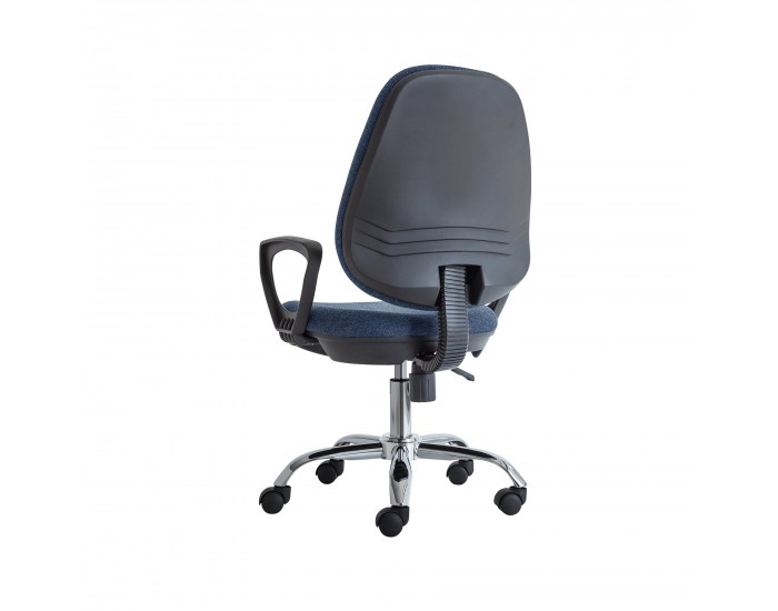 Ергономичен стол RFG Presto Chrome, текстил, до 130 kg, син