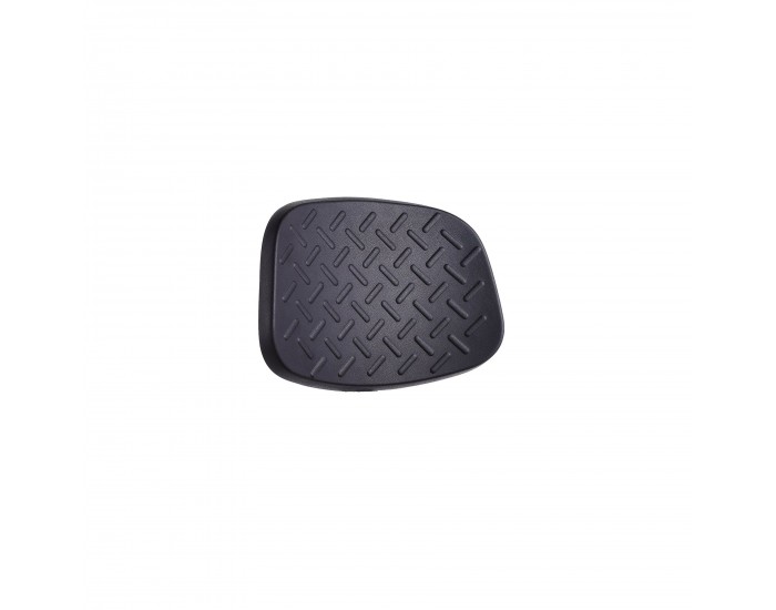 Офис стол RFG Remo Ring Chrome, висок, до 130 kg, черен, подходящ за професионално използване в лаборатории, здравеопазване, услуги и производство