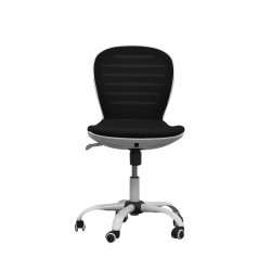 Детски стол RFG Flexy White, дамаска и меш, черна седалка, черна облегалка - Rfg