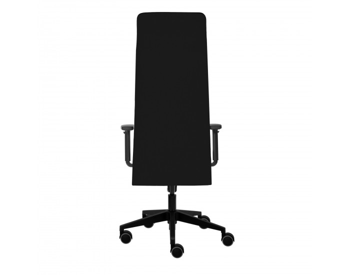 Ергономичен стол Tronhill Solium Executive, дамаска и меш, Synchronous механизъм, до 120 kg, черен