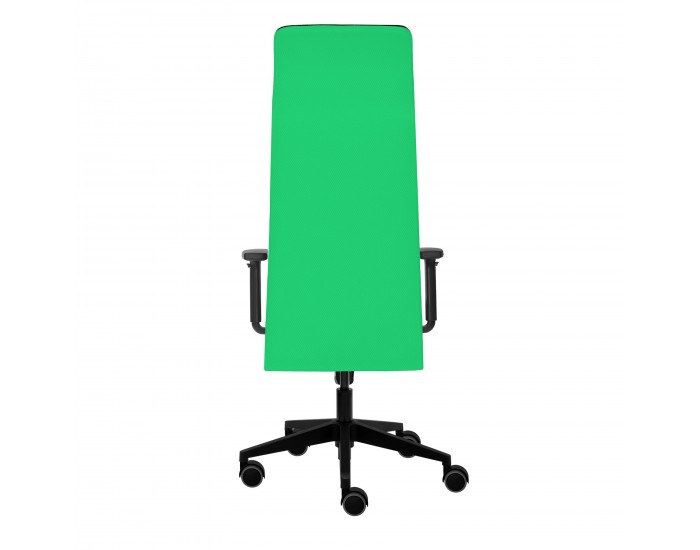 Ергономичен стол Tronhill Solium Executive, дамаска и меш, Synchronous механизъм, до 120 kg, зелен