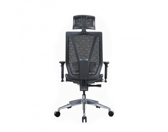 Ергономичен стол RFG TECH@LINE, Multi-function механизъм, до 250 kg, черен