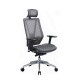 Ергономичен стол RFG TECH@LINE, Multi-function механизъм, до 250 kg, сив
