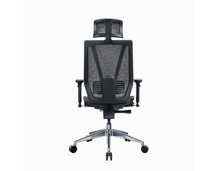 Ергономичен стол RFG TECH@LINE, Multi-function механизъм, до 250 kg, сив