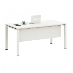 Бюро RFG Monaco, 1600 х 800 х 750 mm, ПДЧ 25 mm, метални крака, бяло - Rfg
