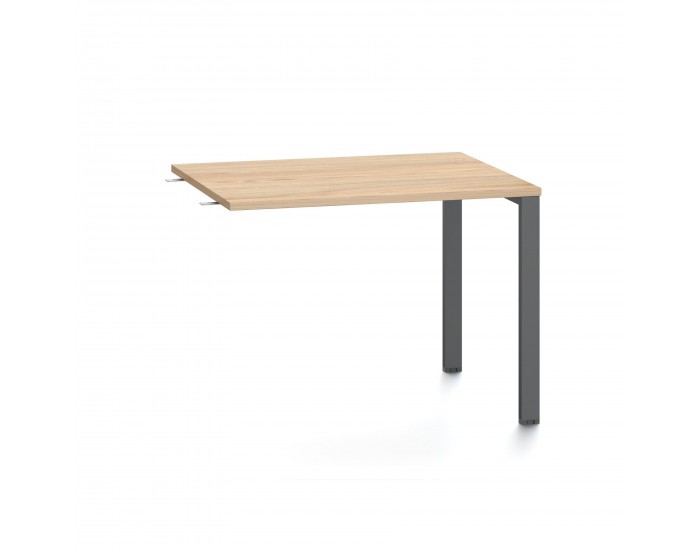Помощен плот RFG Monaco, 1000 x 800 x 750 mm, ПДЧ 25 mm, плот бряст, черен метал