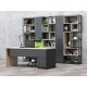 Стелаж RFG Boxi M, метален, 72 х 37 х 212 cm, черен