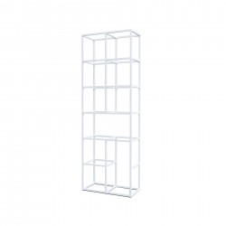 Стелаж RFG Boxi S, метален, 720 х 370 х 2120 mm, бял - Rfg