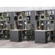 Стелаж RFG Boxi M, метален, 720 х 370 х 2120 mm, черен