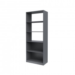 Стелаж RFG Libra 1, с 5 рафта, 766 х 400 х 1993 mm, ПДЧ, графит - Rfg