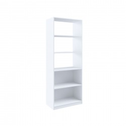 Стелаж RFG Libra 1, с 5 рафта, 766 х 400 х 1993 mm, ПДЧ, бял - Rfg