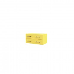 Шкаф RFG Libra 7, 730 х 382 х 365 mm, с чекмеджета, ПДЧ, жълт - Rfg
