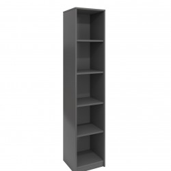 Етажерка RFG RS3 Parma, 420 х 400 х 2000 mm, ПДЧ 18 mm, перлен графит - Rfg