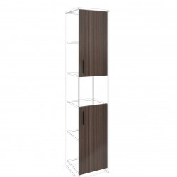 Врата RFG RV3 Lisabon S3, 380 х 18 х 760 mm, ПДЧ 18 mm, 2 броя в комплект, тъмен дъб - Rfg