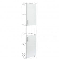 Врата RFG RV3 Monaco S3, 380 х 18 х 760 mm, ПДЧ 18 mm, 2 броя в комплект, бял - Rfg