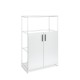 Врата RFG RV3 Monaco S3, 380 х 18 х 760 mm, ПДЧ 18 mm, 2 броя в комплект, бял