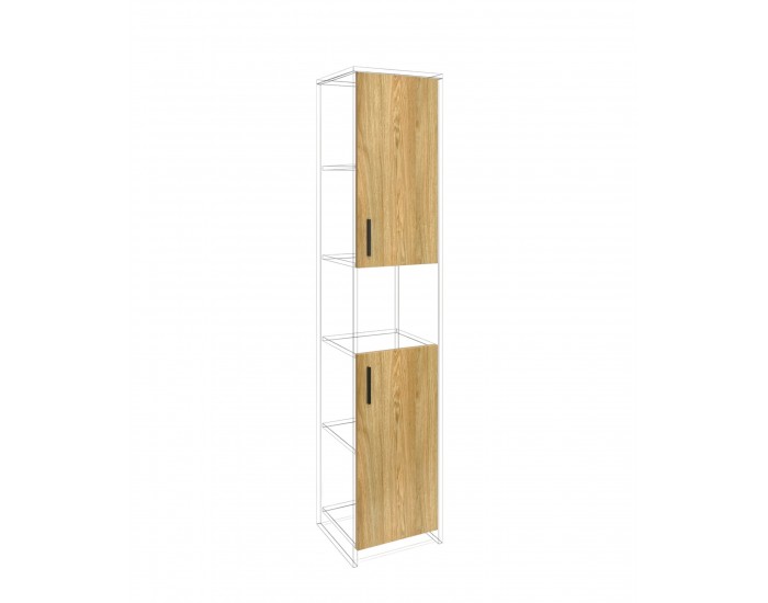 Врата RFG RV3 Monaco S3, 380 х 18 х 760 mm, ПДЧ 18 mm, 2 броя в комплект, бряст