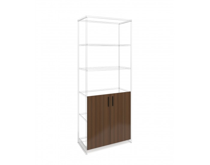 Врата RFG RV3 Elmaz S4, 380 х 18 х 760 mm, ПДЧ 18 mm, 2 броя в комплект, австралийски дъб
