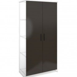 Врата RFG RV2 Chicago, 380 х 18 х 1540 mm, ПДЧ 18 mm, тъмносива, 2 броя в комплект - Rfg